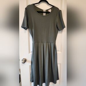 LuLaRoe Striped Midi Dress